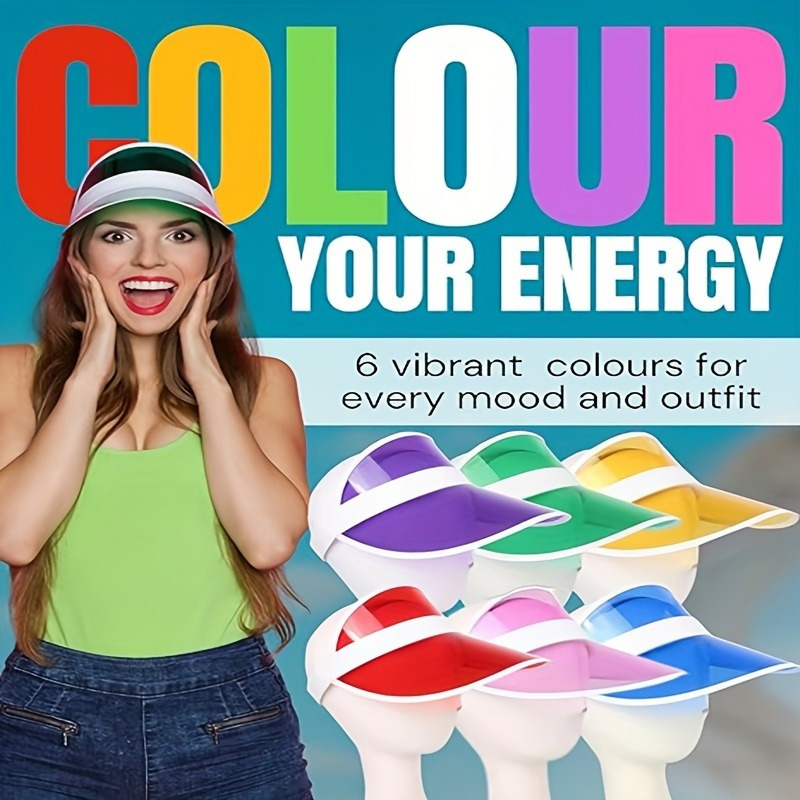 Sun Hat Wide Brim - 1PC Sun Visor Hat for Women,