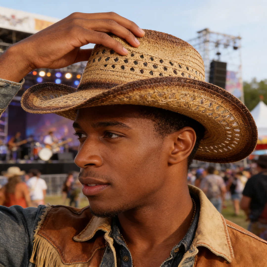 1PC Straw Western Cowboy Hat H - Cowboy Hat Straw reseña y precio