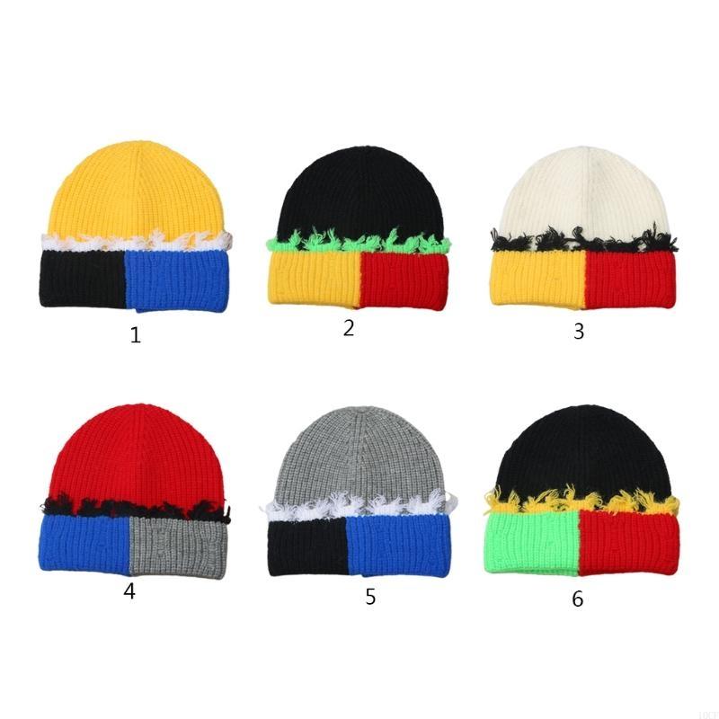 Korean Version Color Matching  - Beanie Cuffed Knit reseña y precio