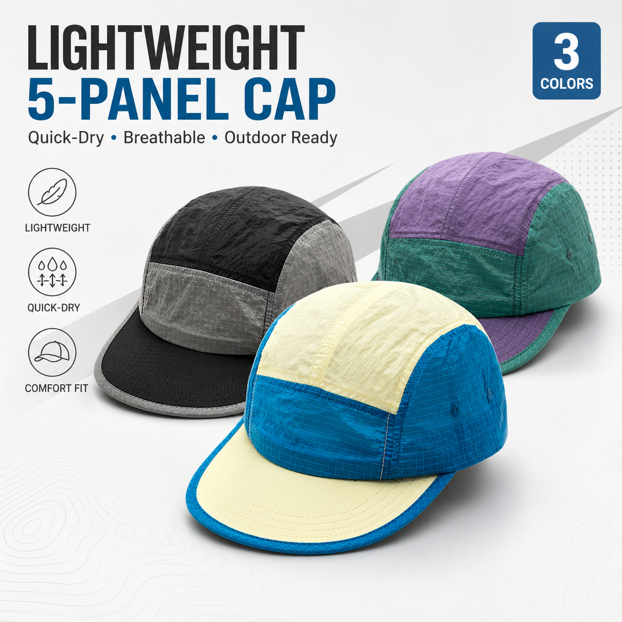 Unisex 5 Panel Camp Cap Ripsto - Corduroy Cap 5 Panel reseña y precio