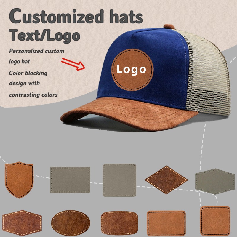 Leather Label Custom Logo Five - Baseball Cap Structured reseña y precio