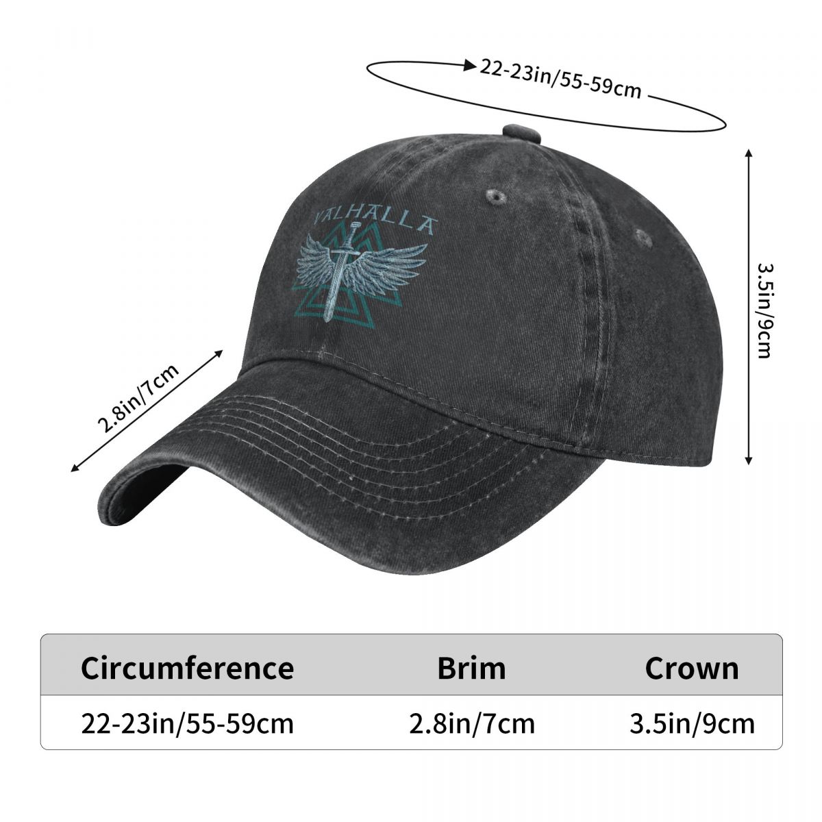 Washed Men's Baseball Cap Nors - Golf Cap Dad reseña y precio