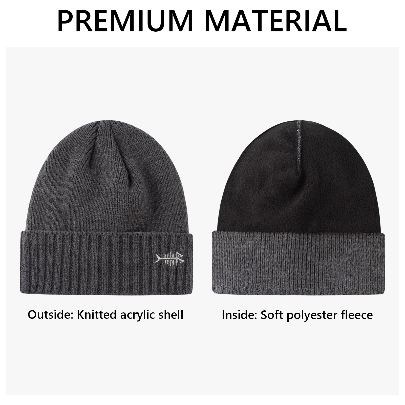 BASSDASH Winter Beanie Hats wi - Beanie Cuffed Knit reseña y precio