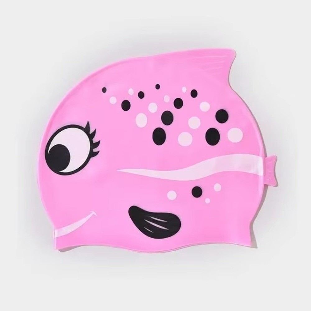 Cute Elastic Children's Swimmi - Swim Hat Silicone reseña y precio