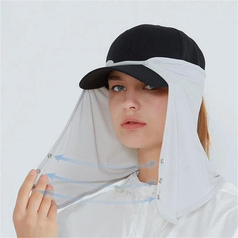 Quick Drying Fishing Cap Face  - Visor Sun Hat reseña y precio
