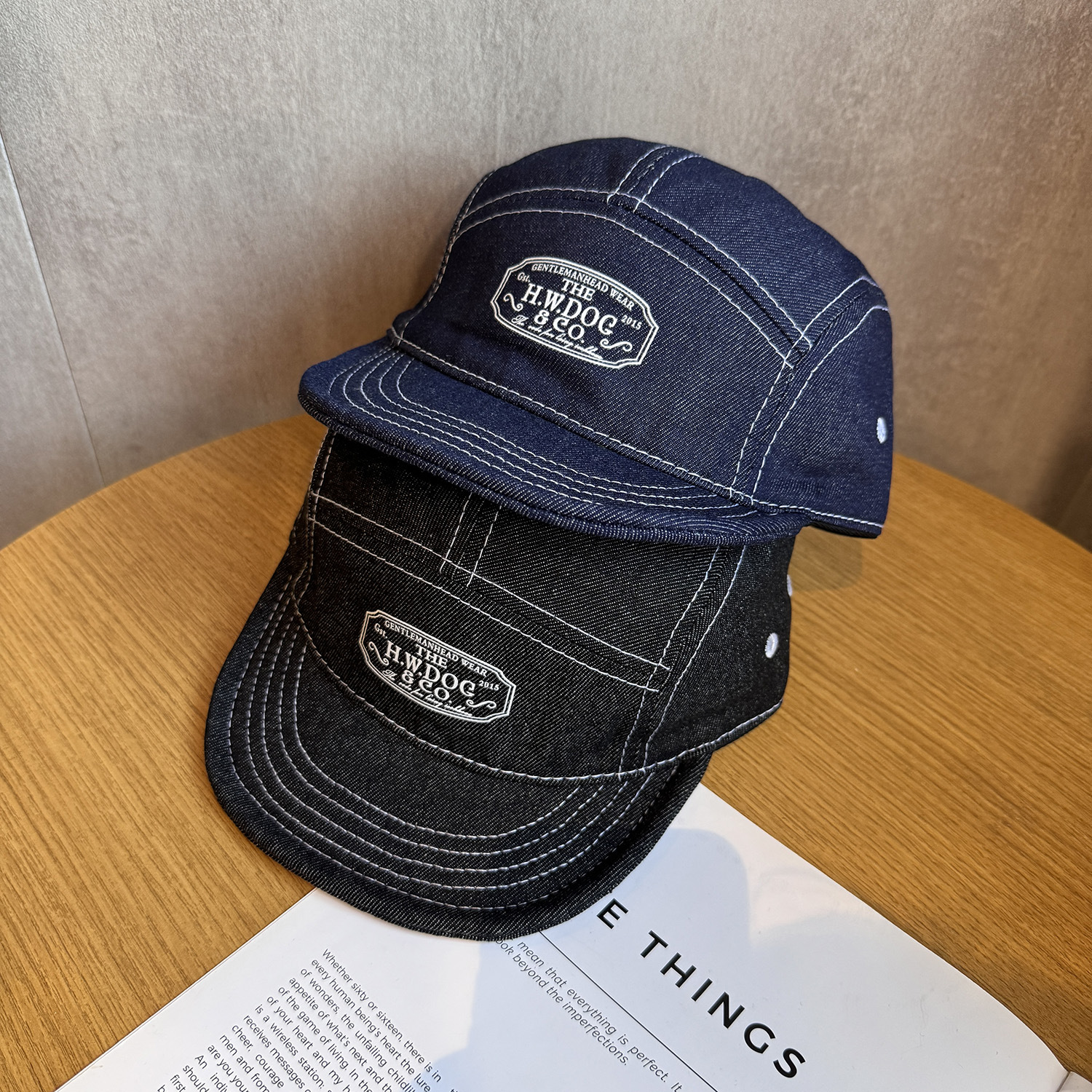5 Panel Baseball Cap Denim Cot - Corduroy Cap 5 Panel reseña y precio