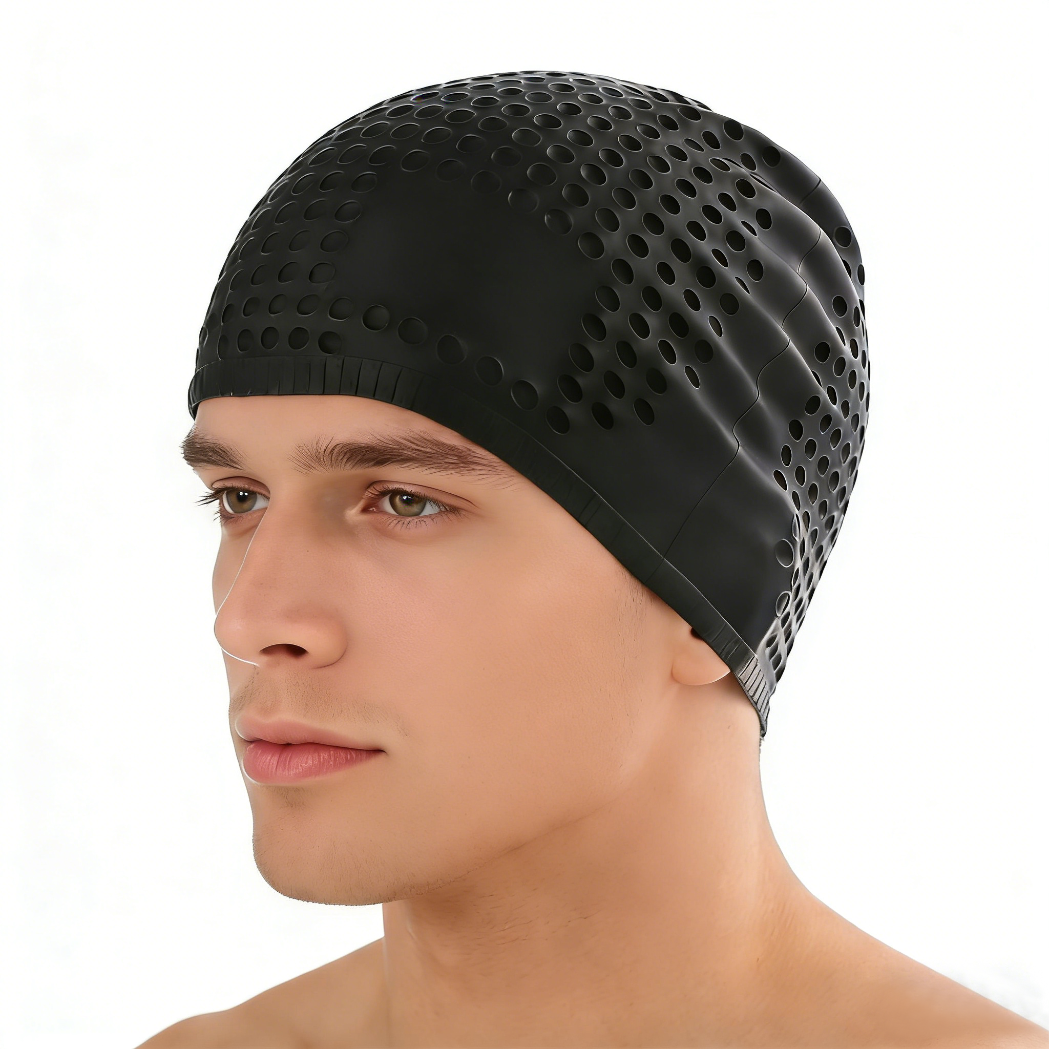 Silicone Swimming Cap Large Ba - Swim Hat Silicone reseña y precio