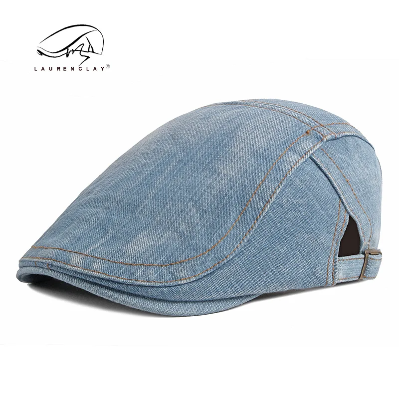 Denim Newsboy Hats Adjustable  - Newsboy Cap Ivy reseña y precio
