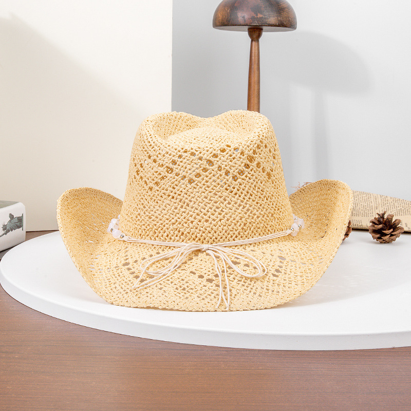Women Cowboy Hat Unisex Hollow - Cowboy Hat Straw reseña y precio