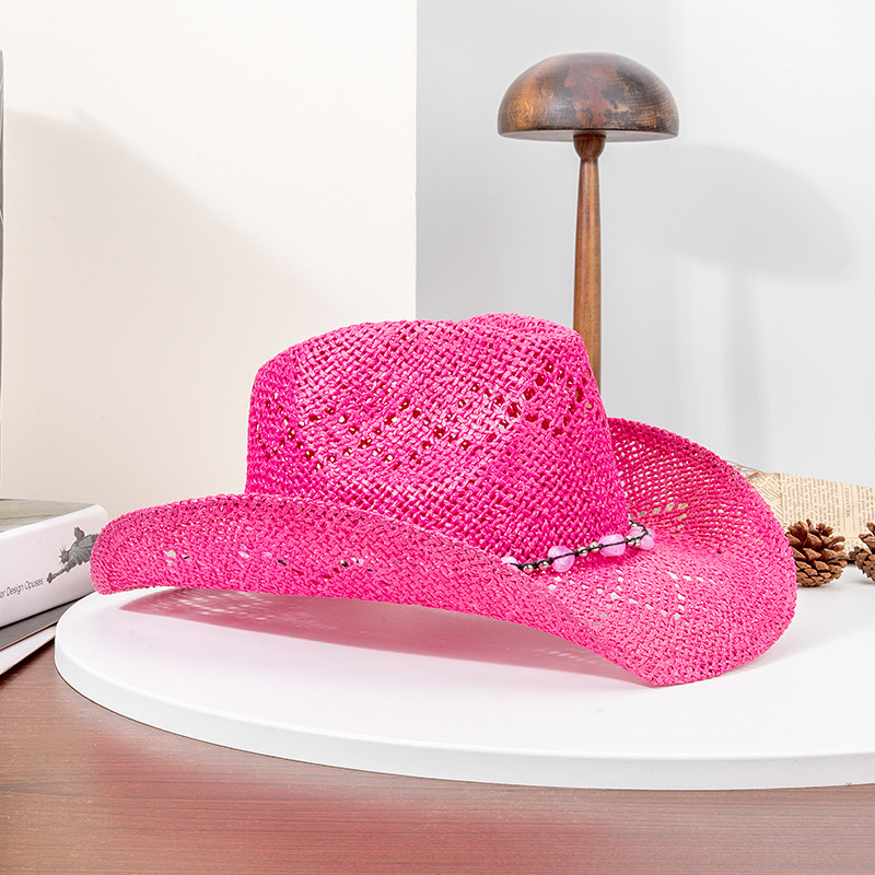 Women Cowboy Hat Unisex Hollow - Cowboy Hat Straw reseña y precio