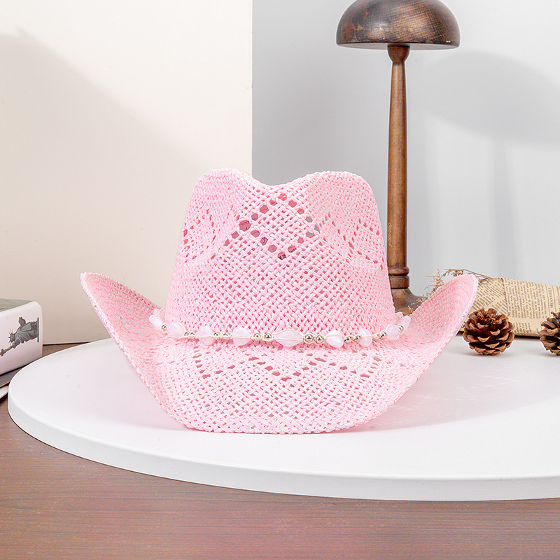 Women Cowboy Hat Unisex Hollow - Cowboy Hat Straw reseña y precio