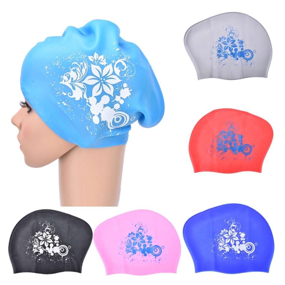 Silicone Swimming Cap for Long - Swim Hat Silicone reseña y precio