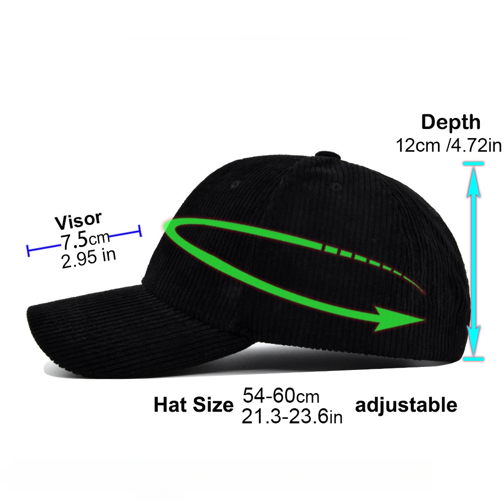 Corduroy Trucker Hat Unisex 5  - Corduroy Cap 5 Panel reseña y precio