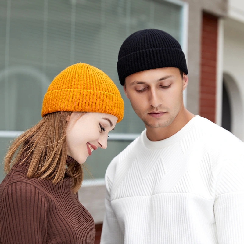 Winter Knitted Hat Warm Outdoo - Beanie Cuffed Knit reseña y precio