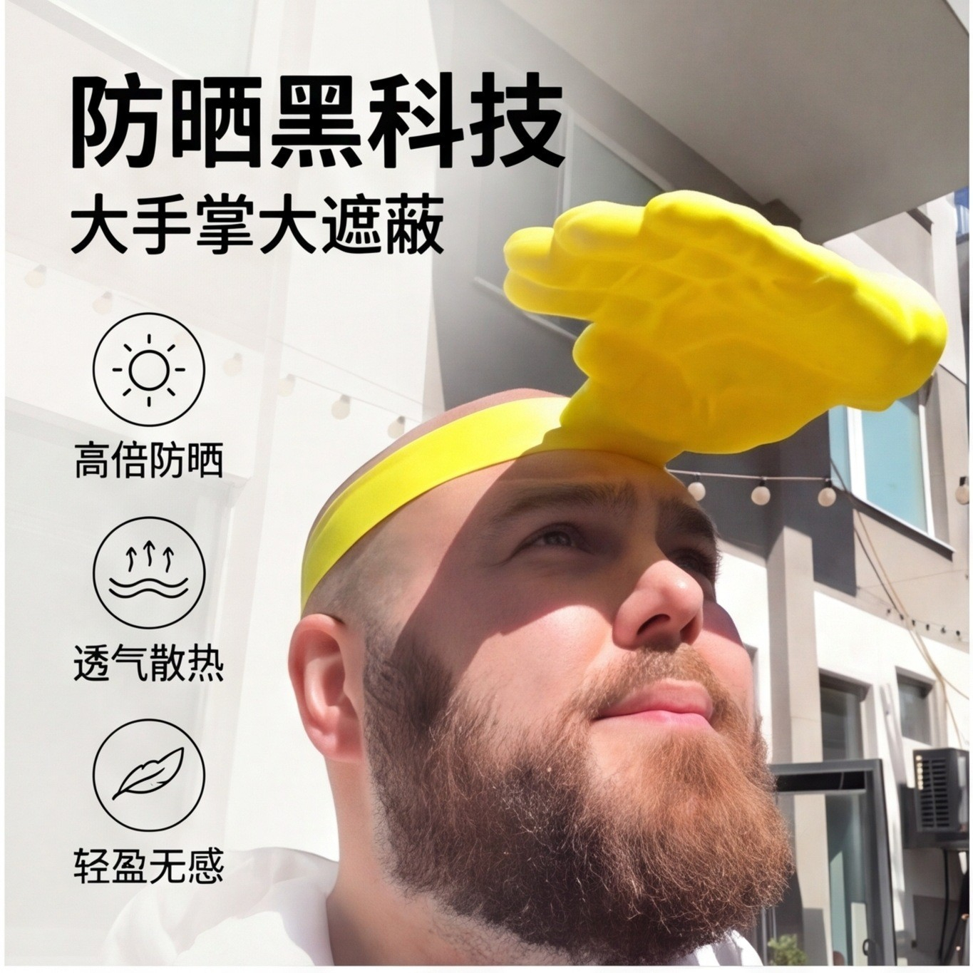 In Stock Novelty 3d Palm Sun H - Visor Sun Hat reseña y precio