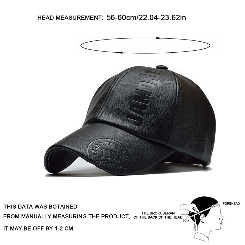 Unisex 1985 Imprinting Leather - Baseball Cap Structured reseña y precio