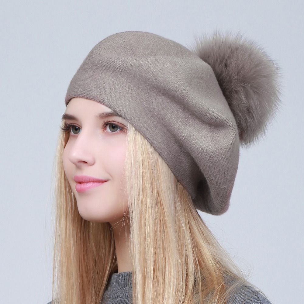 Geebro Women's Beret Hat Winte - Beret French Wool reseña y precio