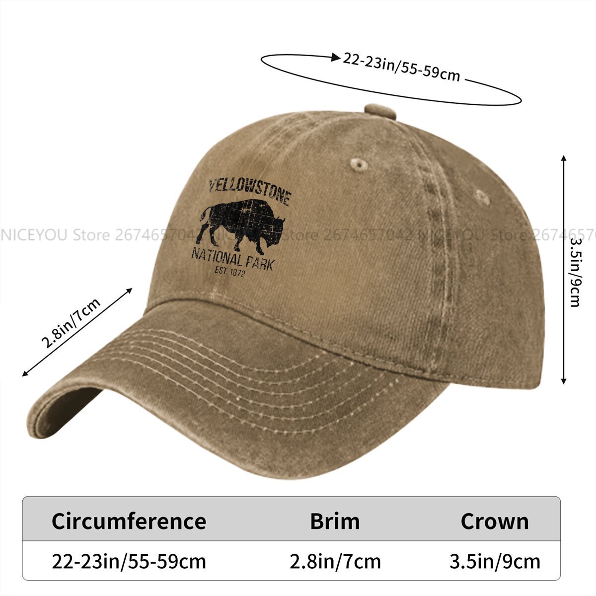 Washed Men's Baseball Cap Buff - Golf Cap Dad reseña y precio
