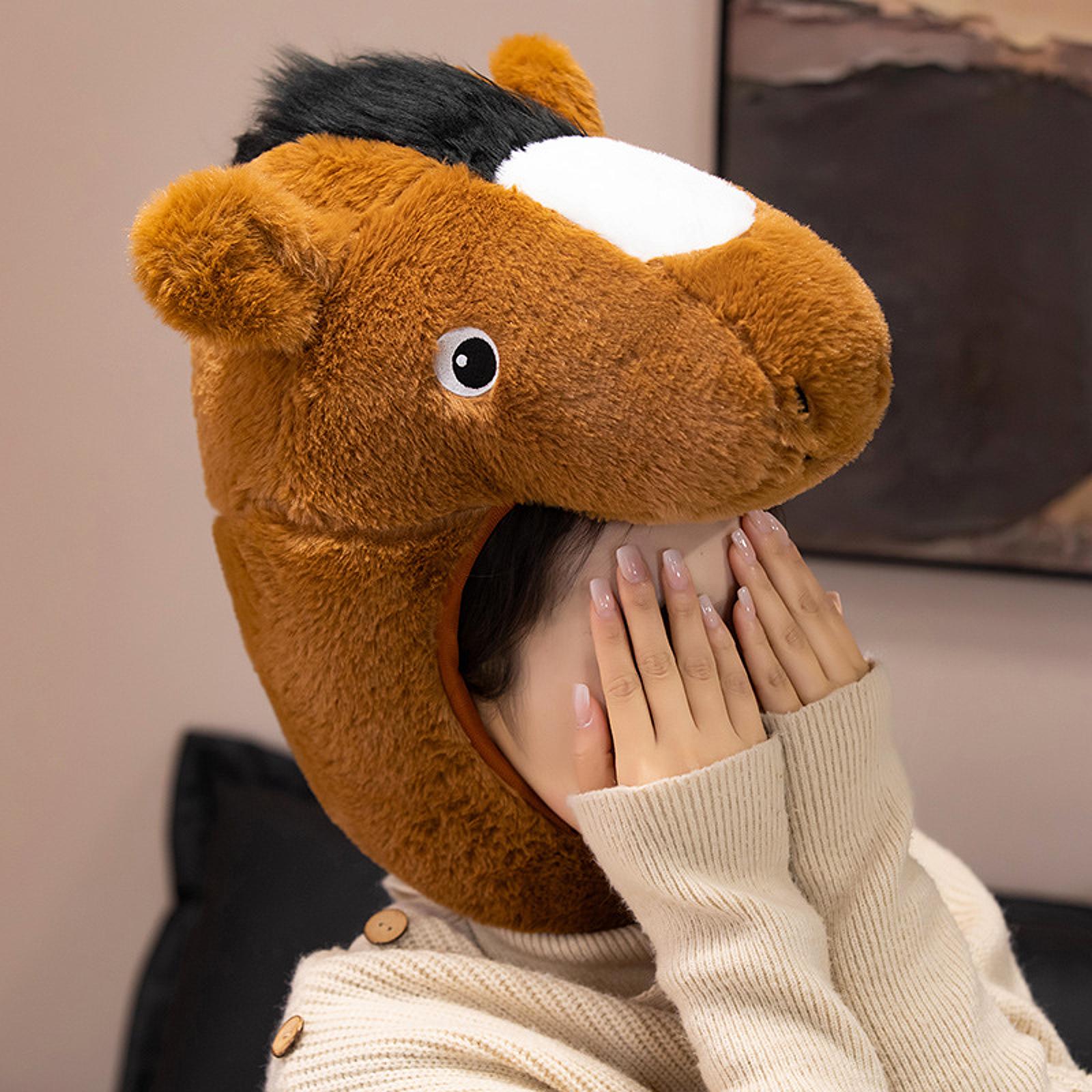 New Year Horse Party Hat Plush - Snapback Hat Flat reseña y precio