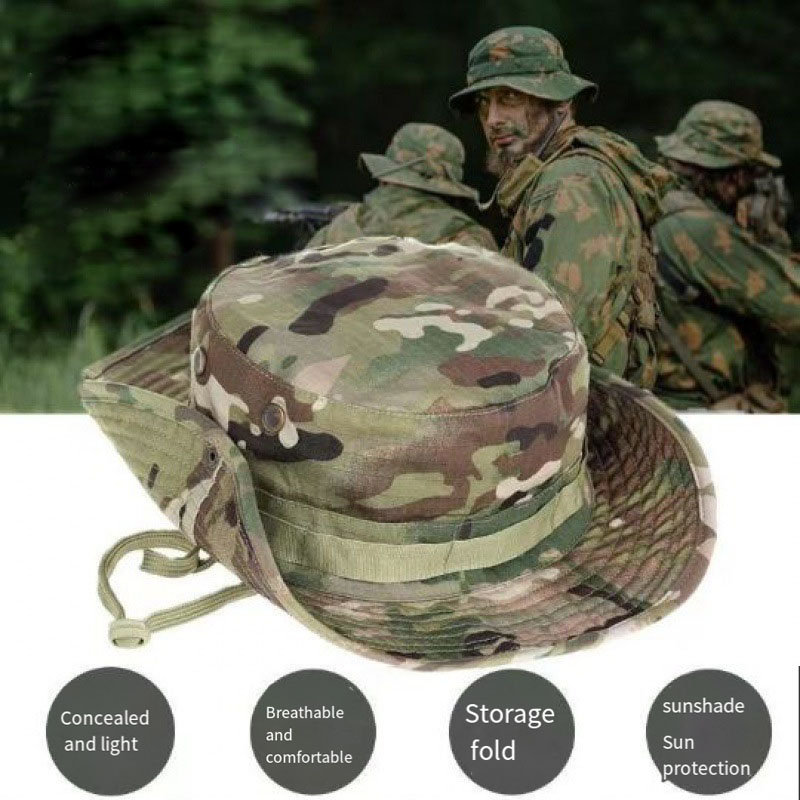 Tactical Camouflage Fishing Ca - Boonie Hat Tactical reseña y precio