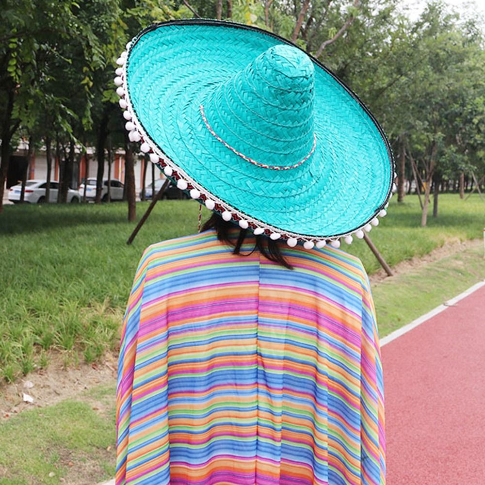 Mexican Style Straw Hats Wide  - Sun Hat Wide Brim reseña y precio