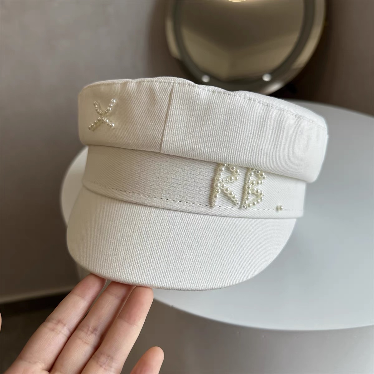 New Cotton Letter Decorative E - Dad Hat Cotton reseña y precio