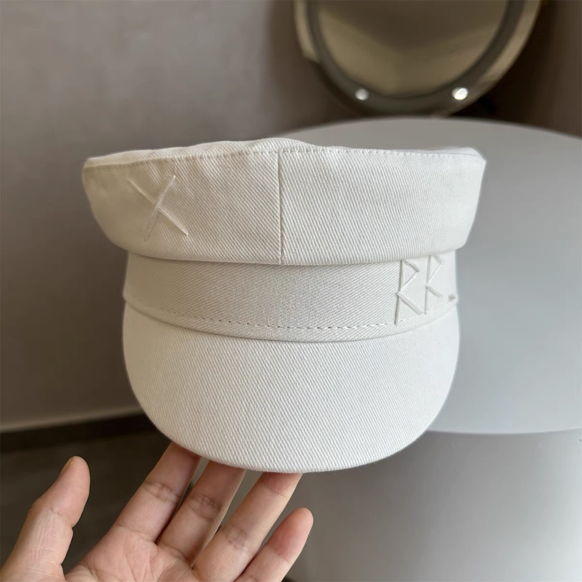 New Cotton Letter Decorative E - Dad Hat Cotton reseña y precio