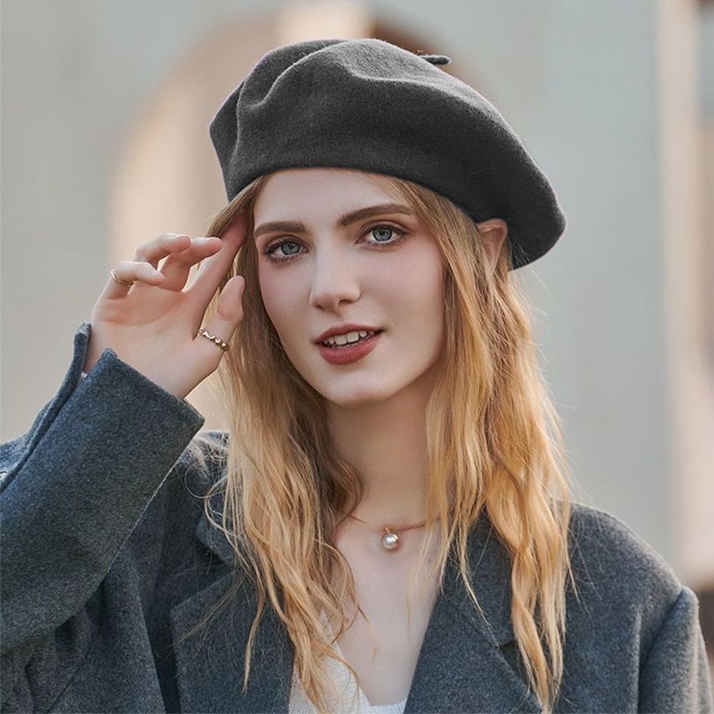 Fashion Warm Winter Wool Beret - Beret French Wool reseña y precio