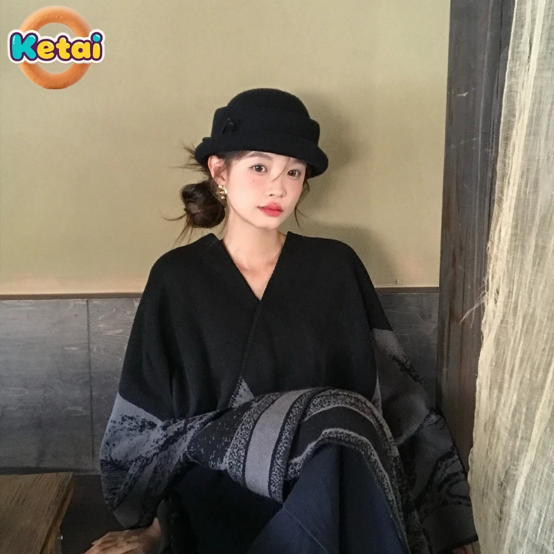 Black Wool Top Hat Beret Women - Beret French Wool reseña y precio
