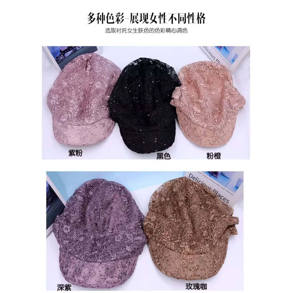Hollow Out Flower Beanie Cap B - Baseball Cap Structured reseña y precio