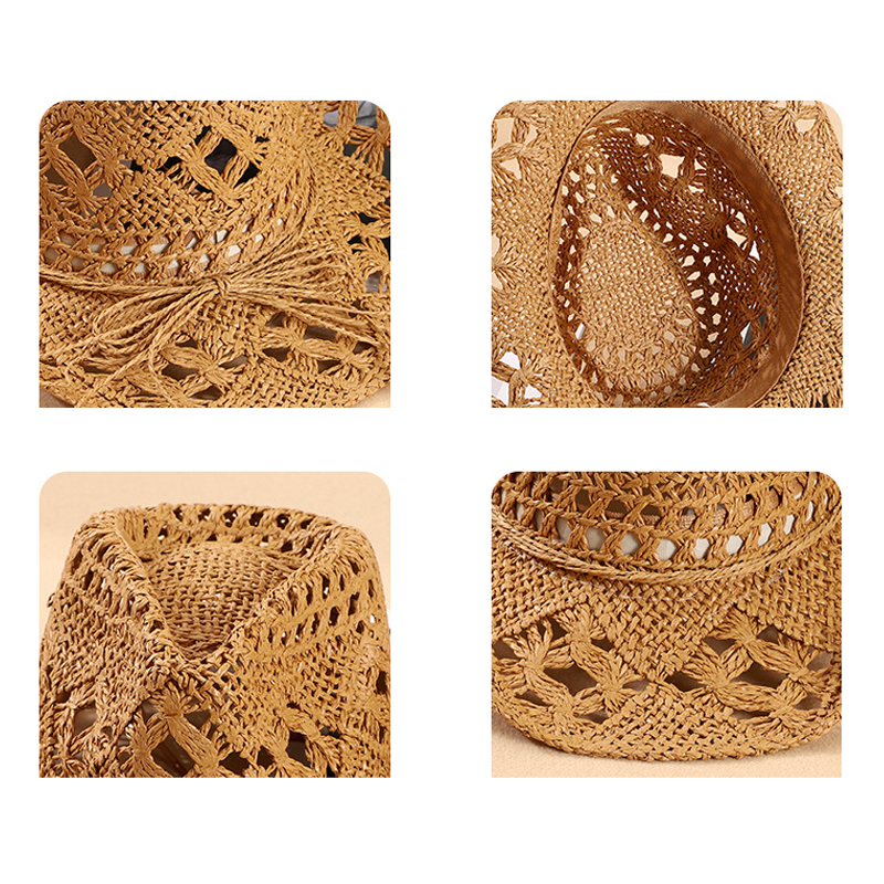 Fashion Woven Straw Hat Wester - Cowboy Hat Straw reseña y precio