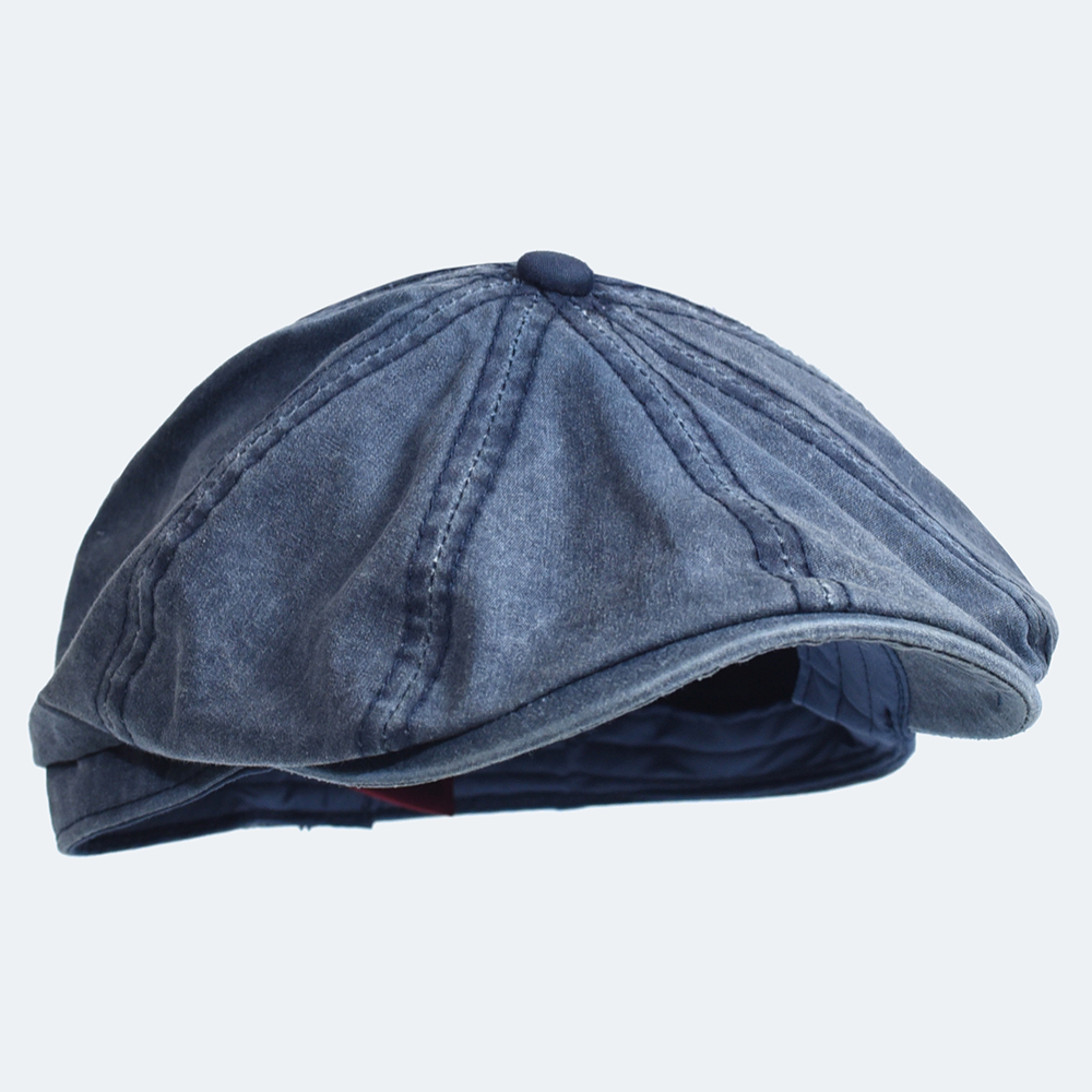 Washed Cotton Newsboy Cap Peak - Newsboy Cap Ivy reseña y precio